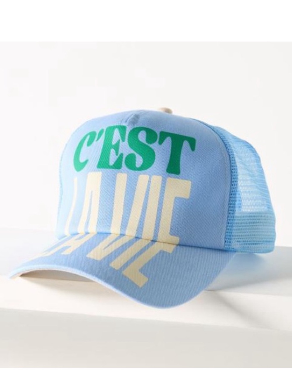 🆕 NWT C’EST LA VIE ANTHROPOLOGIE French Cap Baseball Hat OSFM OSFA Adjuster NEW